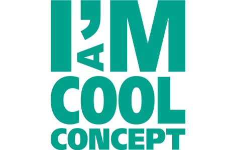 I'm cool concept logo