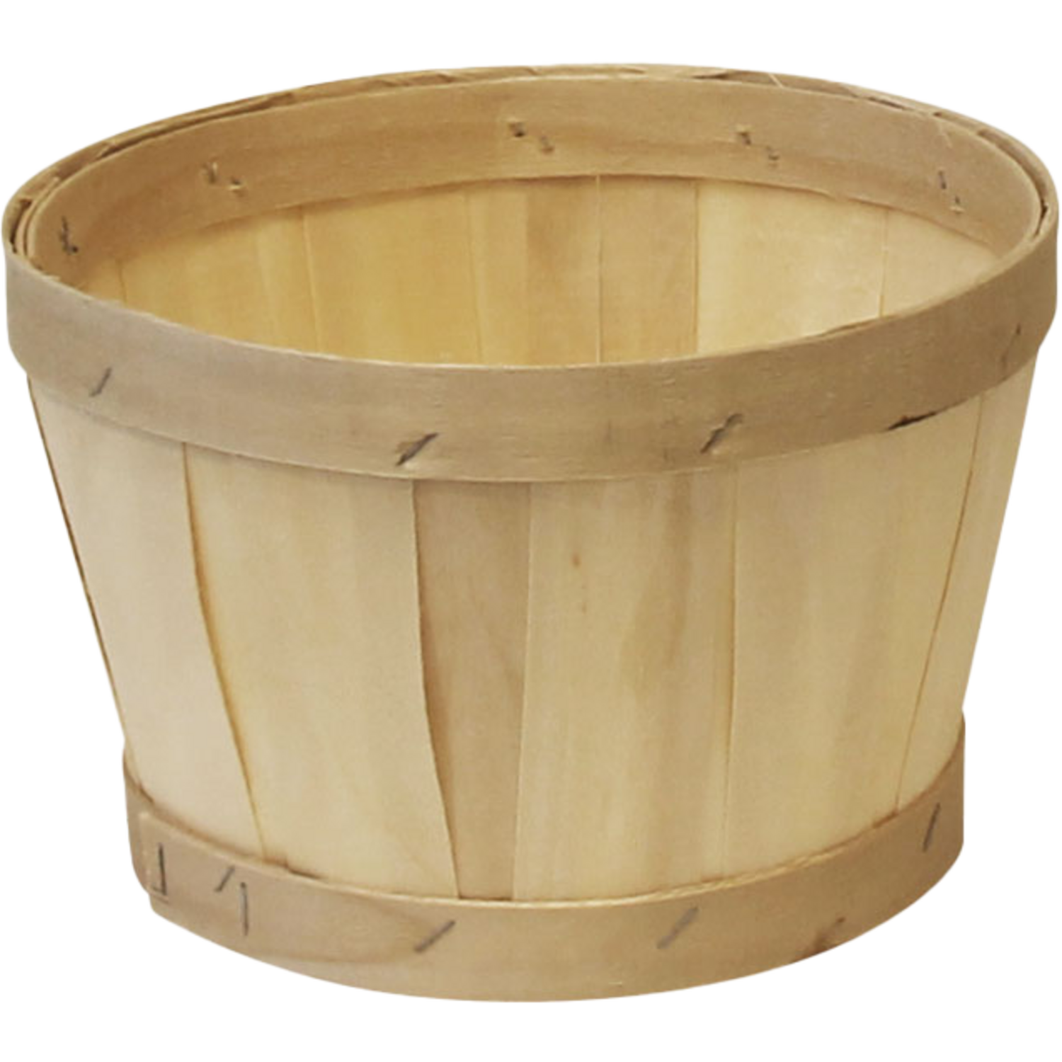 Ronde houten mand Ø23,5x14,5 cm, draagkracht 4 kg