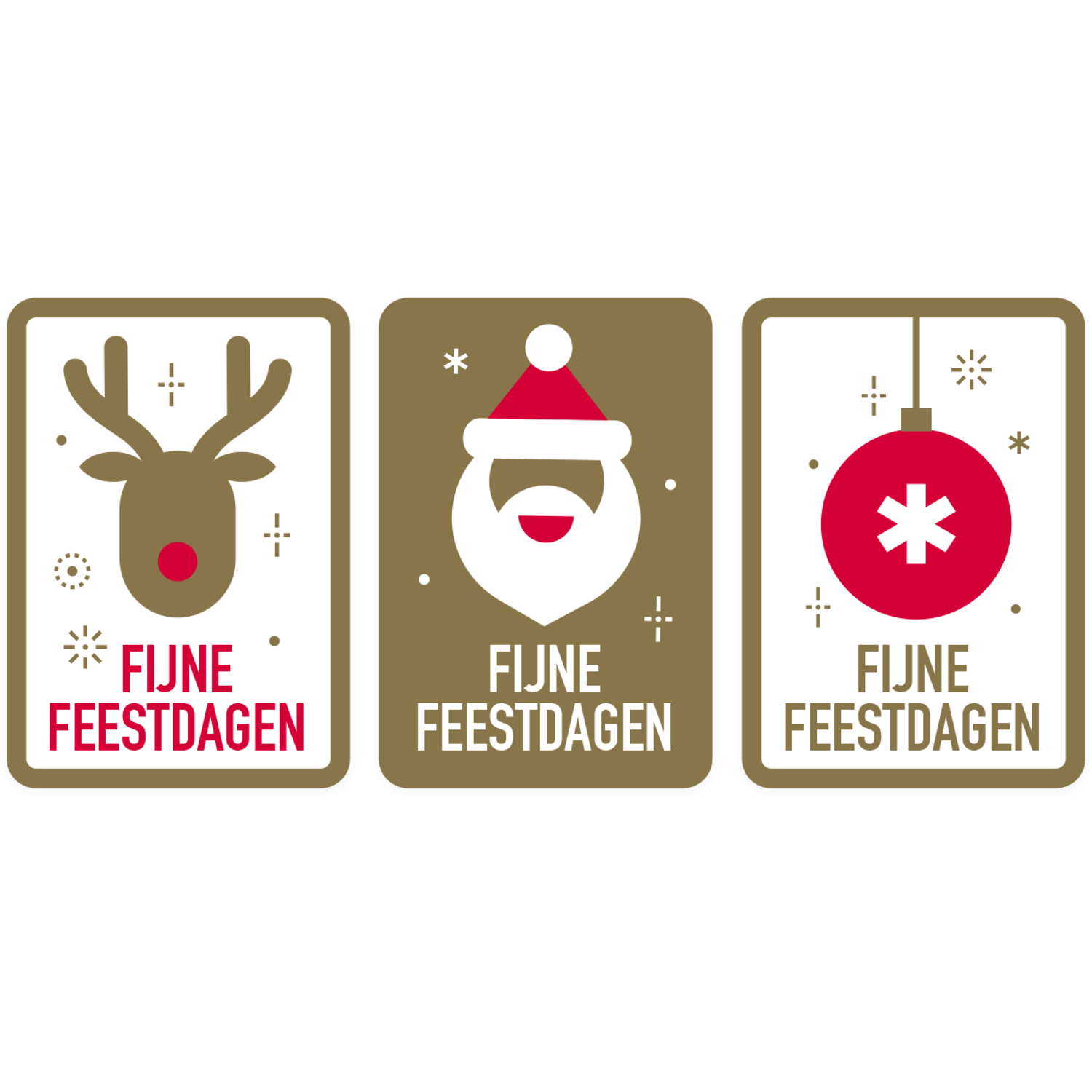 Assortiment d'étiquettes de Noël avec imprimé tuile, 35x50 mm – autocollants décoratifs pour emballage ou cartes.