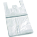 Top Quality Tas, HDPE, 25x 6x46cm, hemddraagtas, wit
