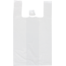 Top Quality Tasche, HDPE, 30x 2x10x60cm, t-shirt bag, weiß