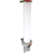  Bekerdispenser, met hendel, wit/grijs