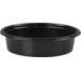 Becher, 50ml, Ø 75mm, recyceltes PET, schwarz