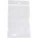 Bag, Rib-seal bag, LDPE, 8x12cm, 50my, transparent