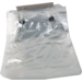 Sac, Sachet sur étrier, PEBD , 28x44cm, 25my, Pain entier, transparent