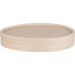 Couvercle, gobelet soupe en carton, Papier bambou + PE, ronde, Ø90mm, naturel