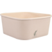 Depa® Container, Paper + PE , 1250ml, salad container, 170x170x76mm, crème
