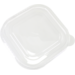 Depa Couvercle, barquette salade, PET, carré, 170x170x transparent