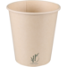 Depa, Gobelet milkshake, Papier bambou + PE, 300ml, 12oz, Ø90mm, marron clair