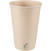 Depa, Milkshake cup, Bamboo paper + PE, 400ml, 16oz, Ø90mm, light Brown