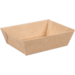 Depa Bak, Ersatzpapier, A7, Golfpapieren snacklijn, snackbak, 86x65x30mm, bruin