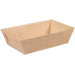 Depa Bak, Ersatzpapier, A9, Golfpapieren snacklijn, snackbak, 110x66x35mm, bruin