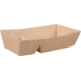 Depa Container, Ersatz paper, A23, Golfpapieren snacklijn, snack box, 141x60x37mm, brown 