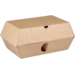 Depa Barquette, Papier ersatz, Golfpapieren snacklijn, fritesbox, 134x77x36mm, brun