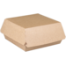 Depa Bak, Ersatzpapier, Golfpapieren snacklijn, hamburgerbox, 115x115x65mm, bruin