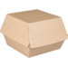 Depa Bak, Ersatzpapier, Golfpapieren snacklijn, hamburgerbox, 120x120x100mm, bruin