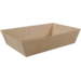 Depa Bak, Ersatzpapier, A50, Golfpapieren snacklijn, snackbak, 156x104x40mm, bruin