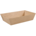 Container, Ersatz paper, A13, snack box, 129x77x35mm, brown 