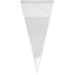 Cornet, 370x180mm, PP, blanc