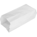 Sac, Sachet snack, Papier ersatz, Nº 25, 0,5 livres, 10.5/ 4,25x27cm, blanc