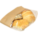 Bag, Bread and pastry bag, Paper + PP , 16/ 5x34cm, brown 