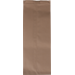 Bag, Snack bag, Ersatz paper, No. 25, 105/ 83x292mm, brown 