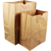 Bag, Block bottom bag, Kraft paper, 30/ 17x42cm, Supermarkt, brown 