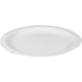 Goldplast Plate, dessert plate, Use & reuse, reusable, round, 1 compartment, pP, Ø18.5cm, white