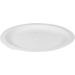 Goldplast Bord, dessertbord, Use & reuse, reusable, rond, 1-vaks, pP, Ø18.5cm, wit