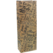 Sack, Blockbodenbeutel, Papier, 75/ 50x220mm, Words, 