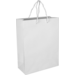 Tasche, Papier, mit Kordel, 22x 10x29cm, tragetasche, weiß