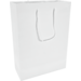 Tas, Papier, met koord, 27x 12x37cm, draagtas, wit