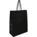 Tas, Papier, met koord, 22x 10x29cm, draagtas, zwart