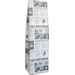 Bottle bag, 10x40x8cm, Krant, paper, black