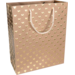 Tasche, Love, Papier, 26x 12x32cm, tragetasche, braun/gold