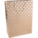 Tasche, Love, Papier, 30x 12x42cm, tragetasche, braun/gold