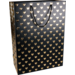Tas, Love, Papier, 30x 12x42cm, draagtas, zwart/goud