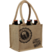 Tas, Mon voyage, Jute, reusable, 21x14x18cm, fleszak, bruin