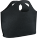 Bag, Felt, boatshape, 47xSide fold 15x35cm, black