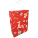 Medium paper carrier bag with a deer image, 22x10x31 cm, 90 grams – ideal for festive packaging.