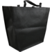 Bag, PP, taps toelopend, reusable, 50xSide fold 16x40cm, carrier bag, black