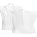 Tas, LDPE, 55x 5x50cm, lusdraagtas, wit