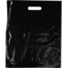 Tas, LDPE, dKT, 38x45cm, bodemvouw 8cm, draagtas, zwart