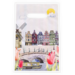 Tas, Tulp, Gerecycled LDPE, gestanste handgreep, 20x30cm, draagtas, 