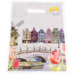 Tasche, Tulpe , Recyceltes LDPE, dKT, 38x45cm, bodemvouw 8cm, tragetasche, 