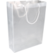 Bag, PP, deluxe bag with cord, 30xSide fold 12x40cm, carrier bag, transparent