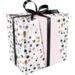 Cadeaupapier, 50cm, 200m, 80gr/m², Confetti, zilver/goud/zwart
