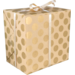 Geschenkpapier, 50cm, 200m, 65gr/m², Dots, gold