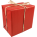 Cadeaupapier, 50cm, 250m, 60gr/m², rood