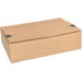 SendProof® Postpaketkarton, A5, wellpappe, 229x164x115mm, hoogte verstelbaar, zelfklevende strip, braun
